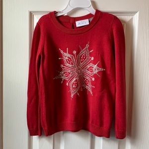 Children’s Red Snowflake sweater